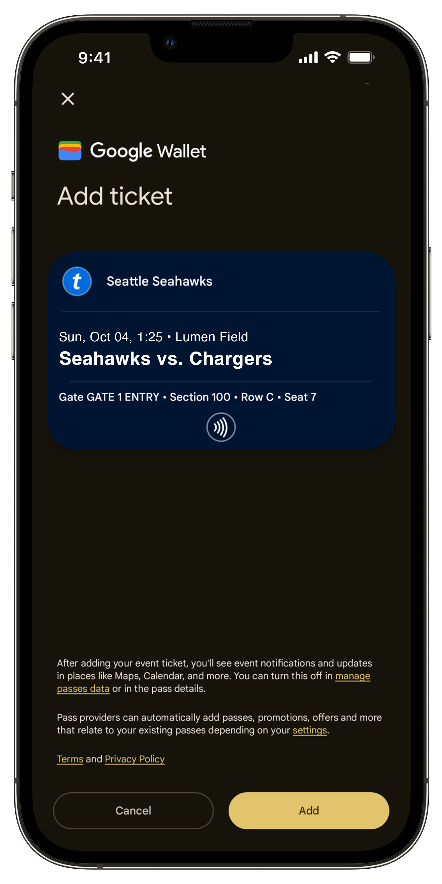 Add Pass to Wallet 1 (Andriod) - Add Tickets to Mobile Wallet