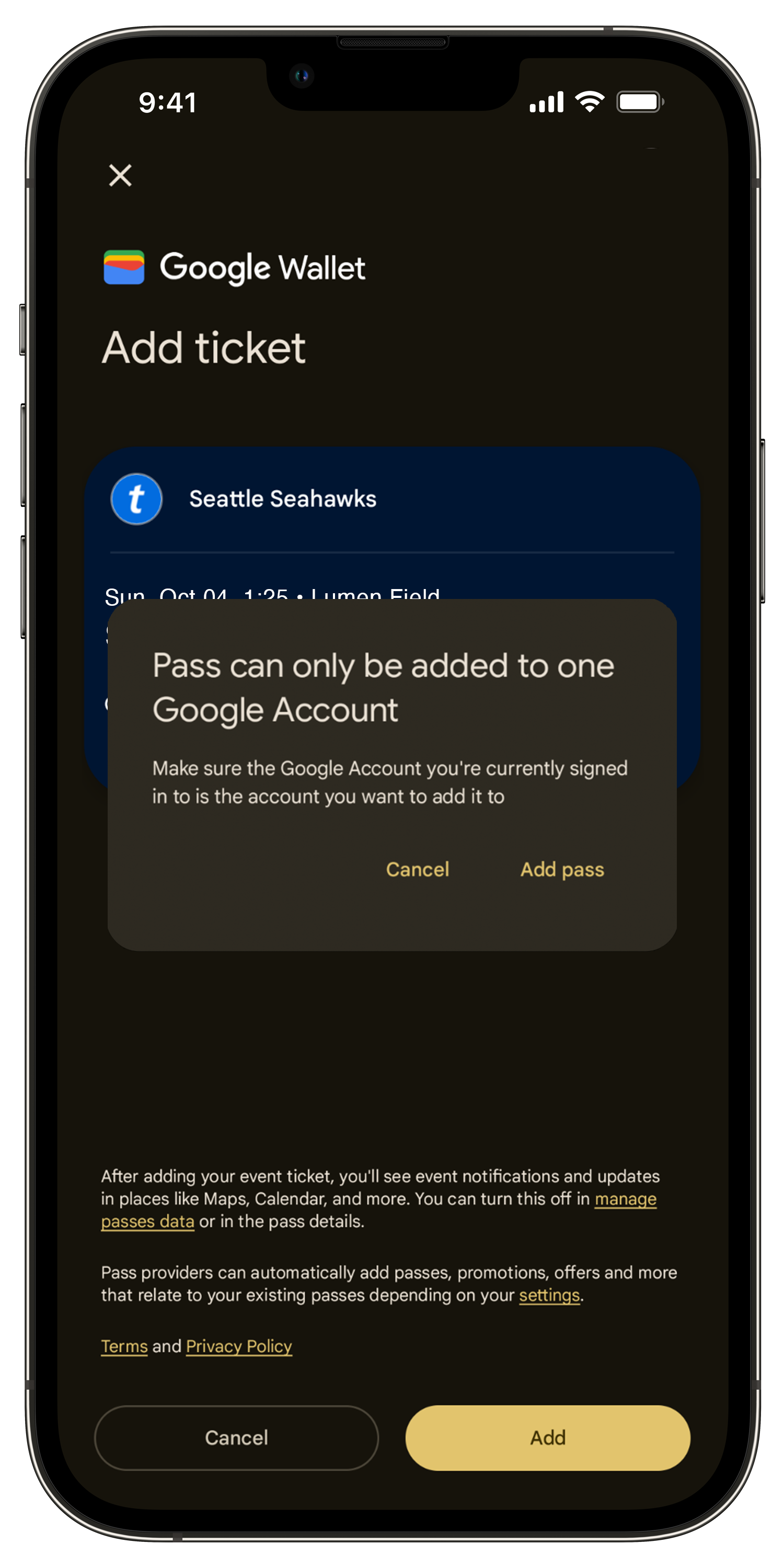 Add Pass to Wallet 2 (Andriod) - Add Tickets to Mobile Wallet