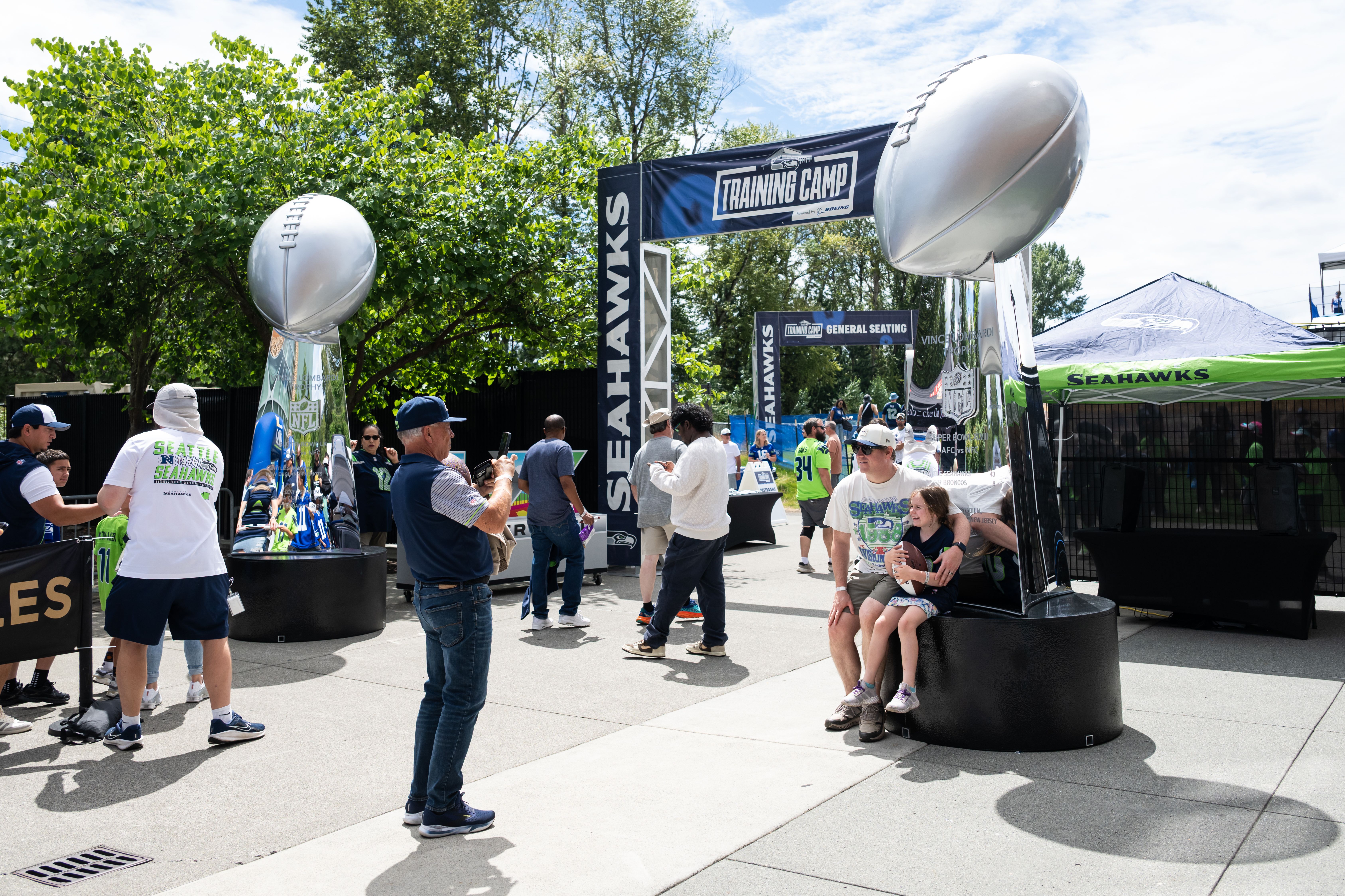 Seahawks Party at the Pier
