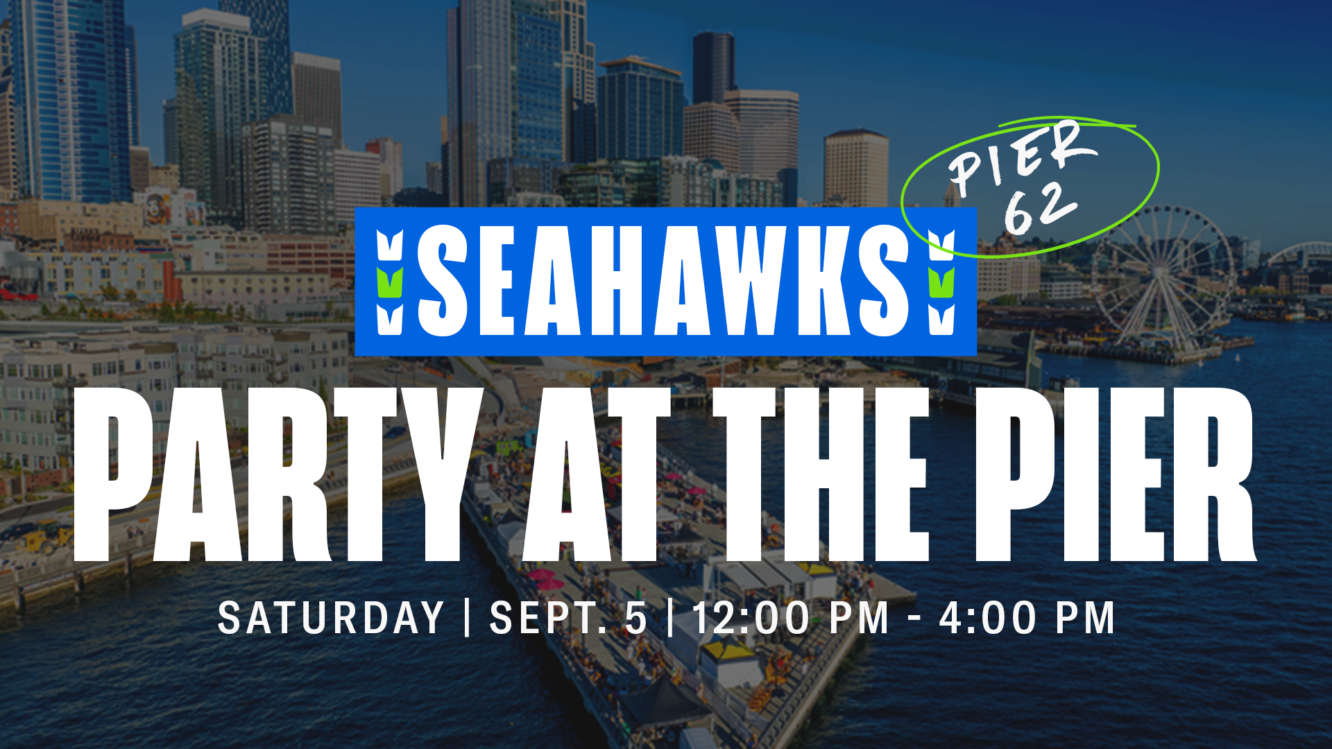 Seahawks Party at the Pier
