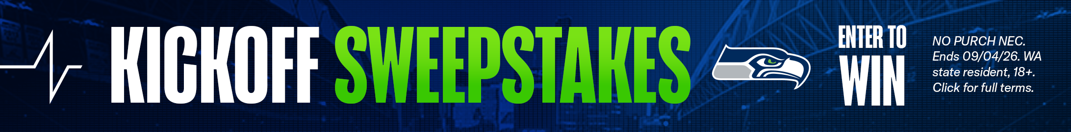 Seahawks Kickoff Sweepstakes