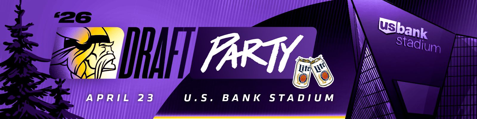 The Miller Lite Vikings Draft Party is Back!