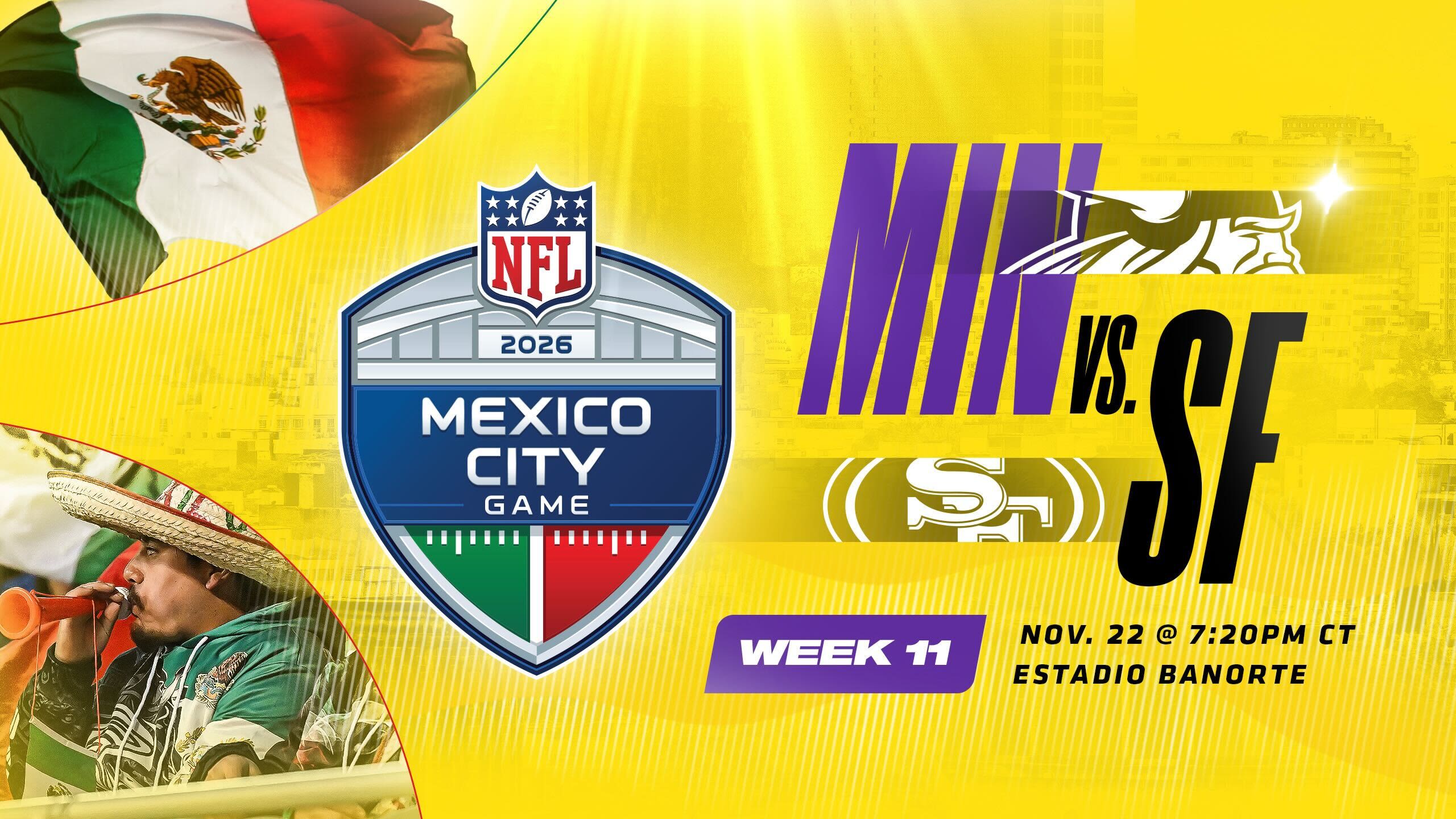 The Vikings are Headed to Mexico City!