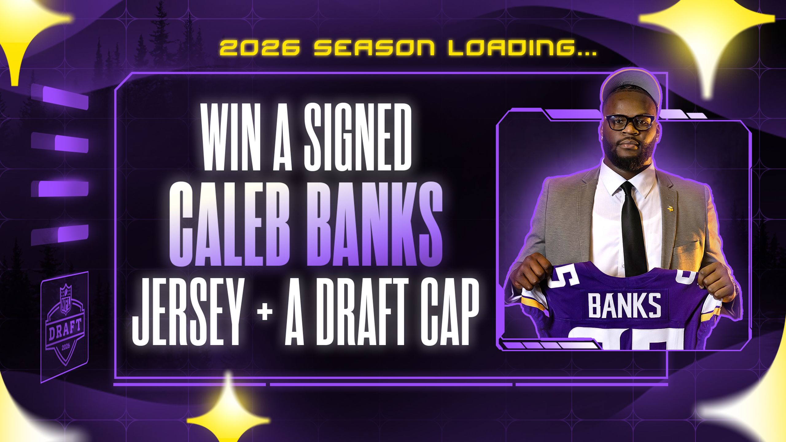 Win a Signed Caleb Banks Jersey