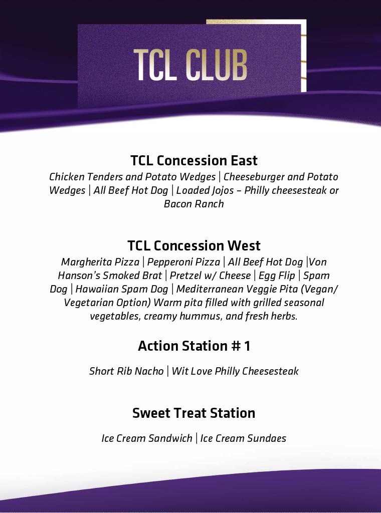 TCL Club Menu - Colts