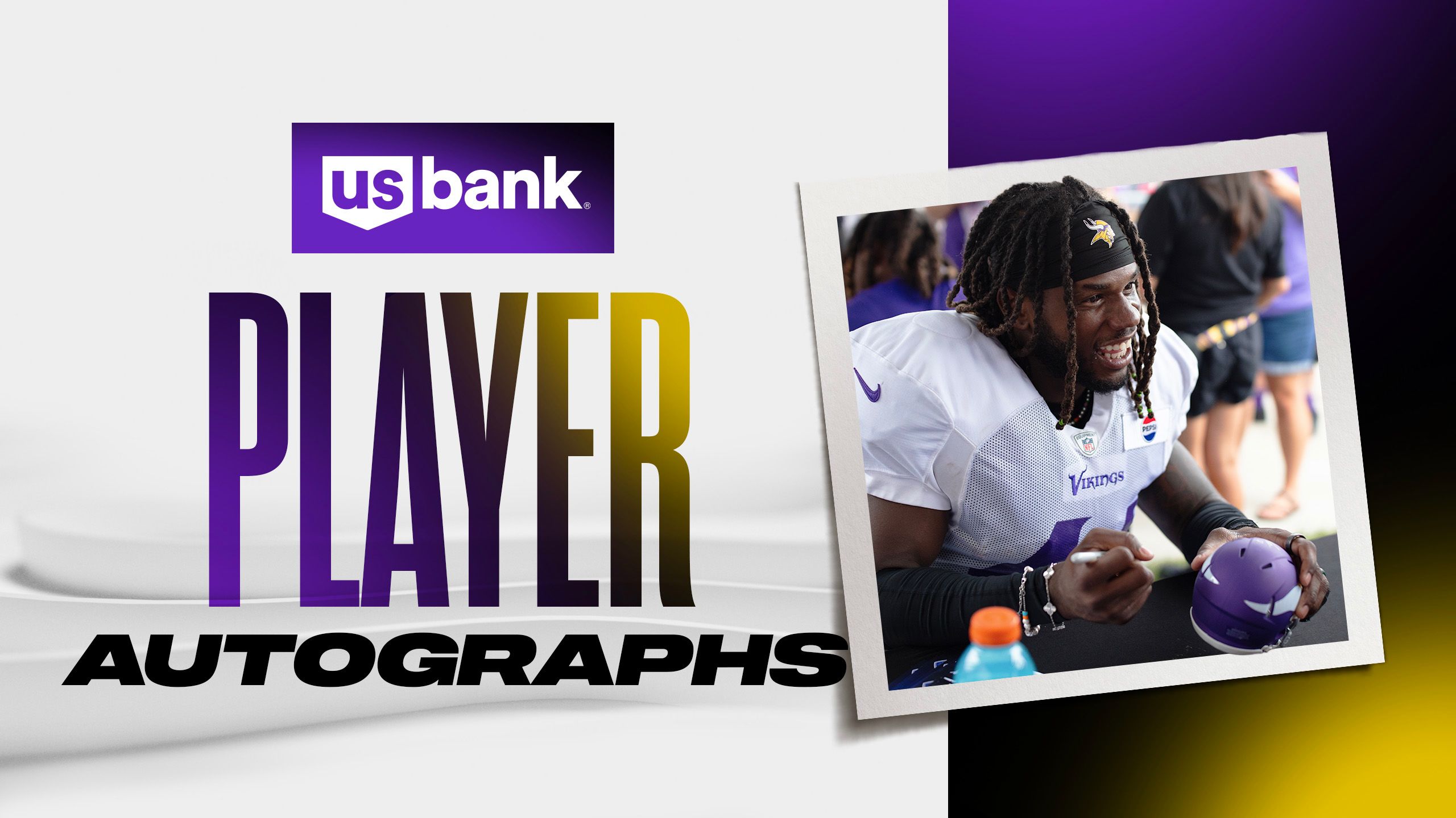 Player Autographs presented by U.S. Bank