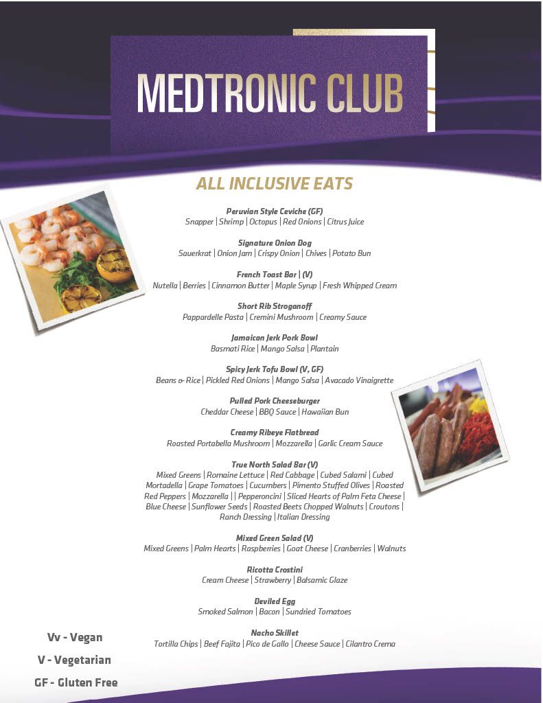 Medtronic Club Menu 10.25 pg. 1
