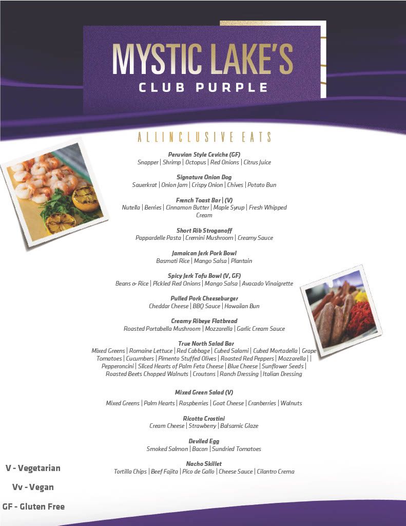 Mystic Lake Club Purple Menu Colts pg. 1