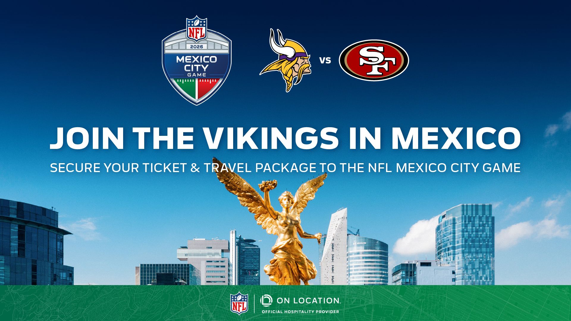 Join the Vikings in Mexico City