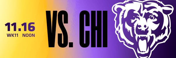 VIKINGS VS. BEARS TICKETS