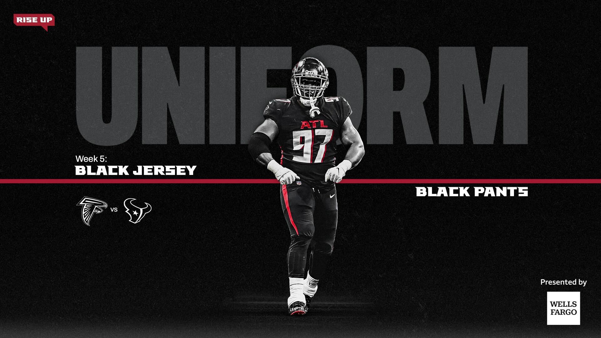 Atlanta Falcons 2021 Uniform Schedule