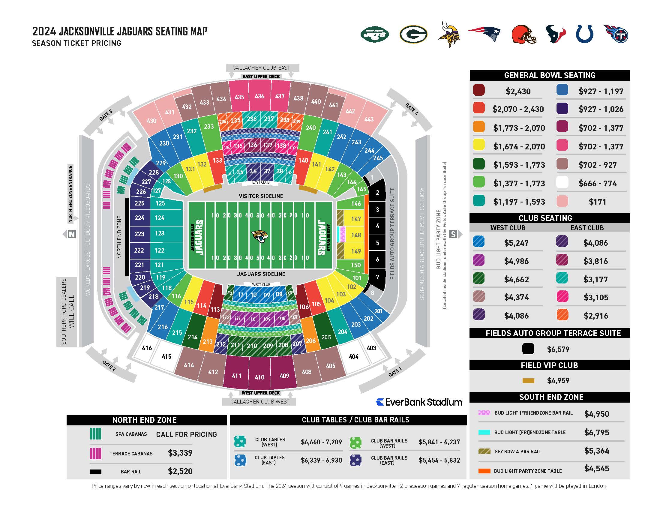 Jaguars Season Tickets Jacksonville Jaguars