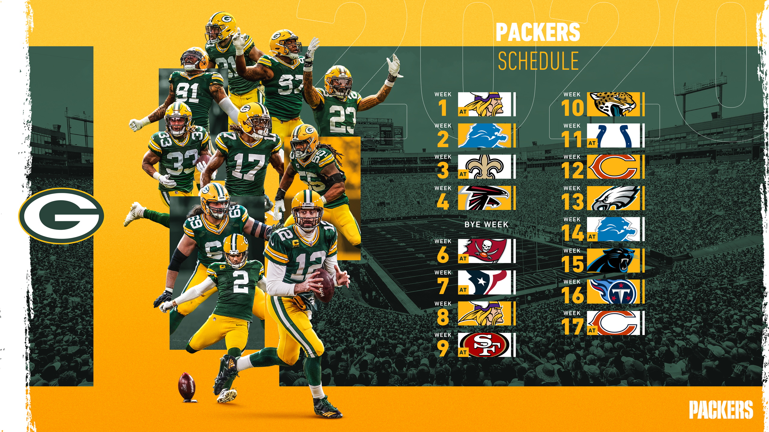 Packers Desktop Wallpapers Green Bay Packers Packers Com