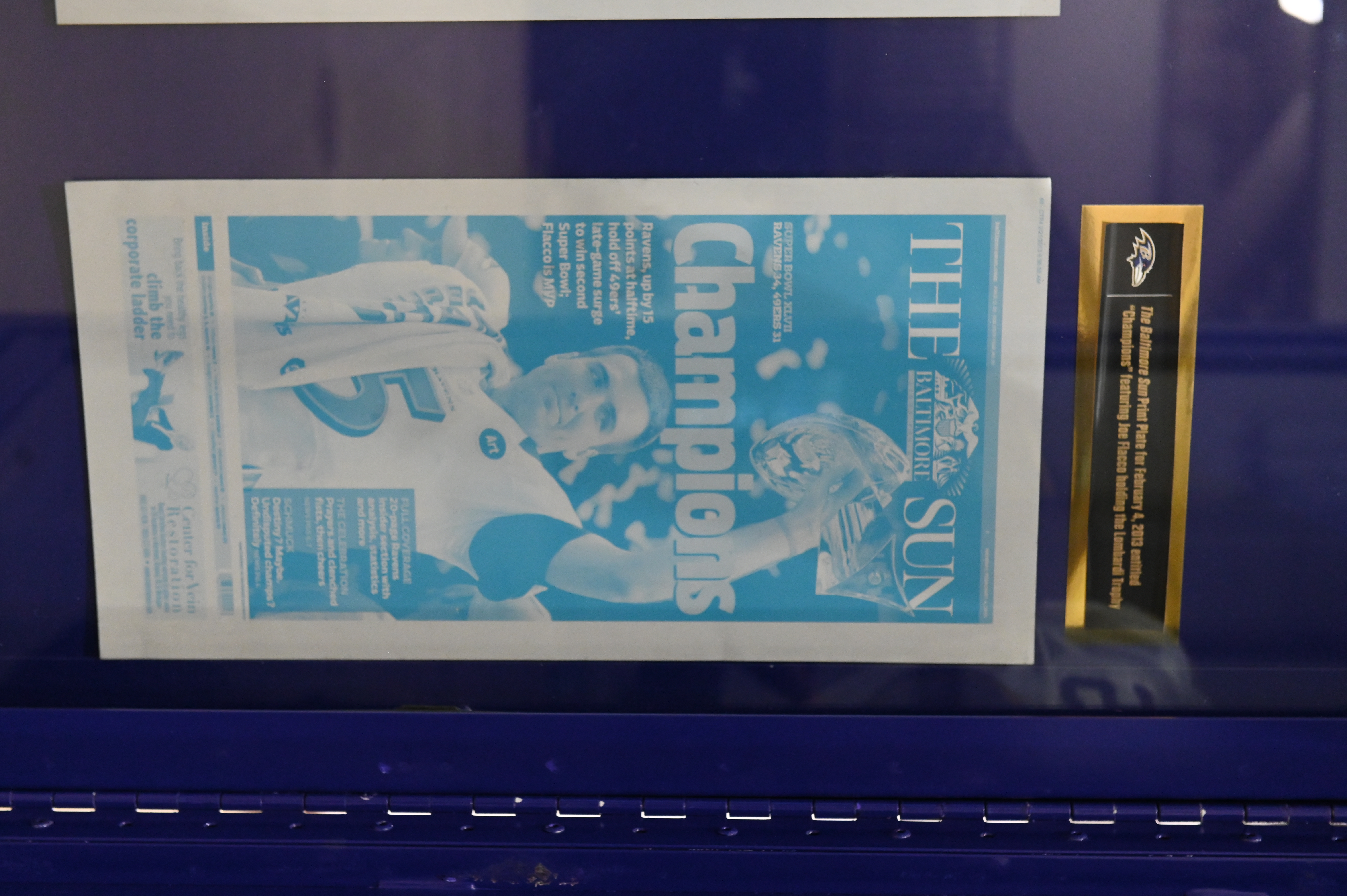 The Baltimore Sun Print Plate for February 4, 2013