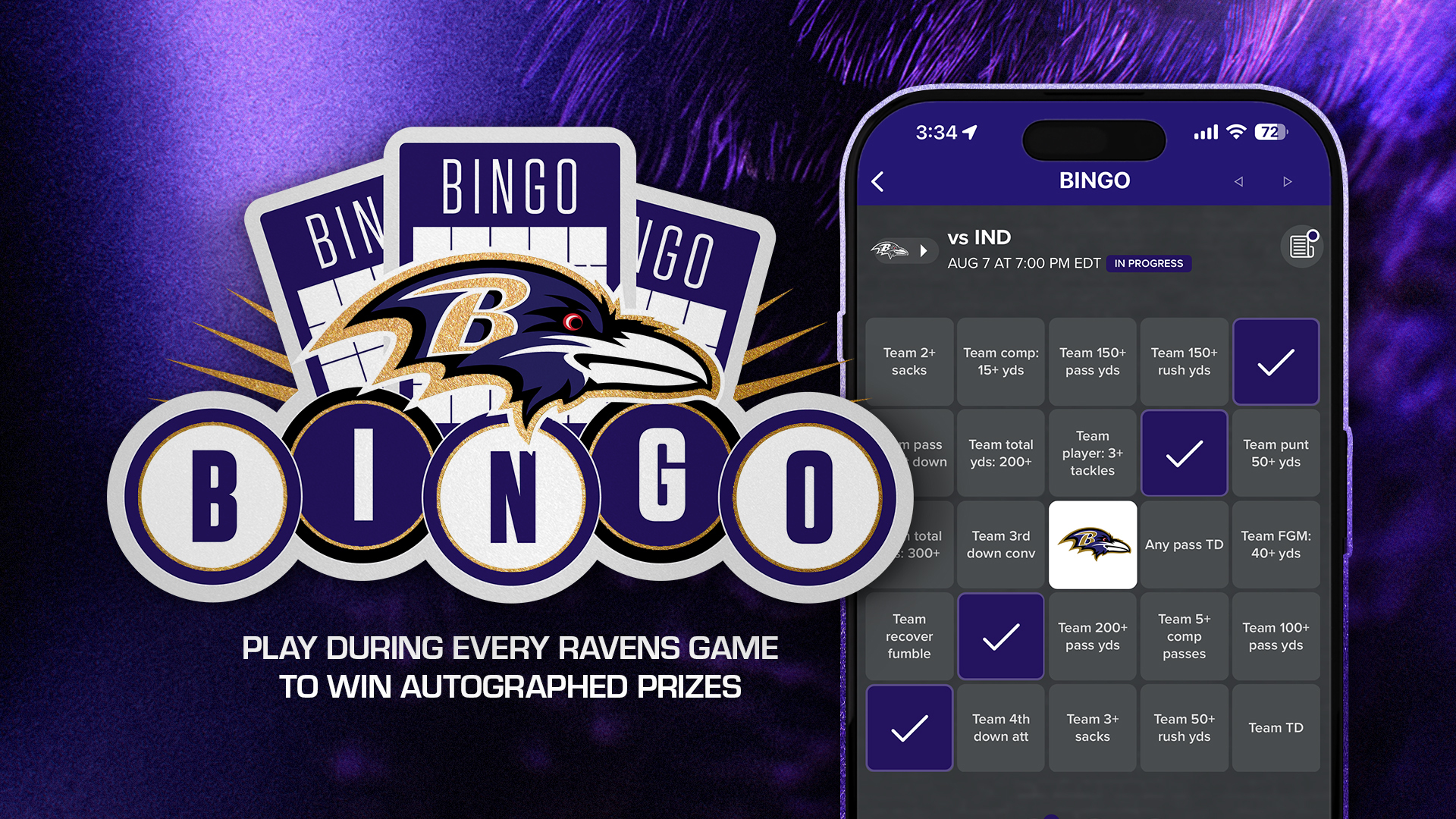 Gameday Bingo