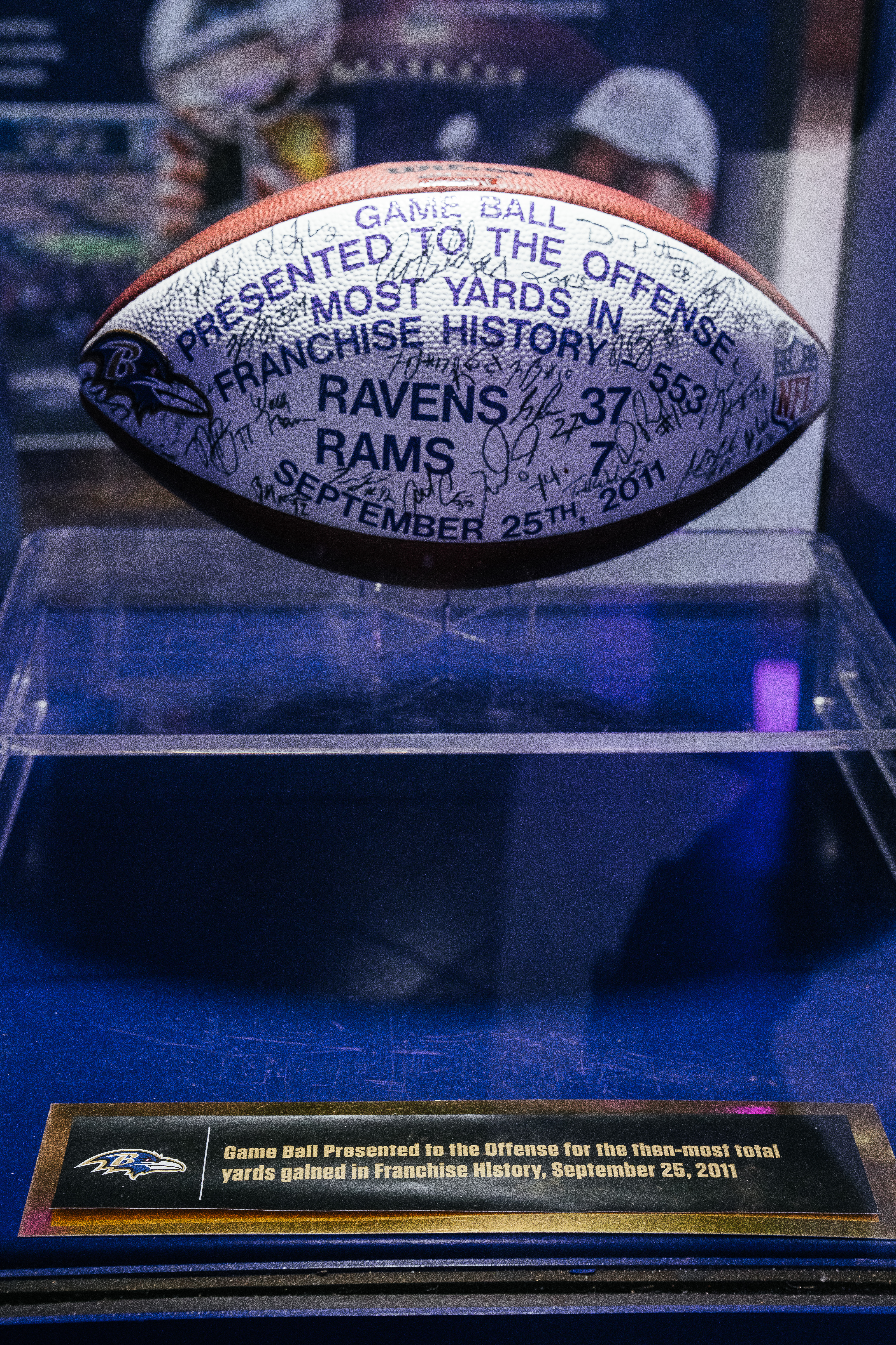 Game Ball Presented to the Offense, September 25, 2011