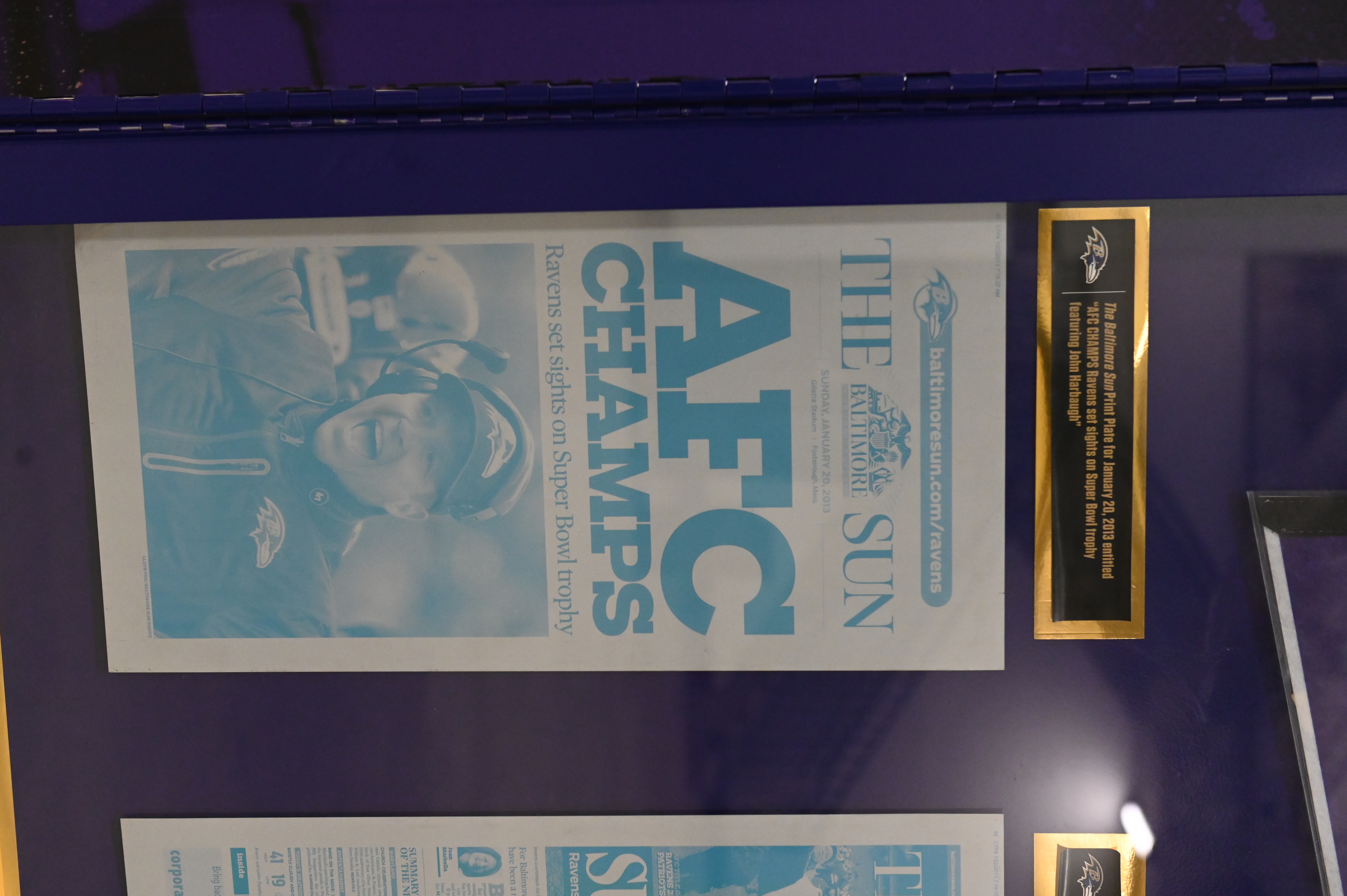 The Baltimore Sun Print Plate for January 20, 2013