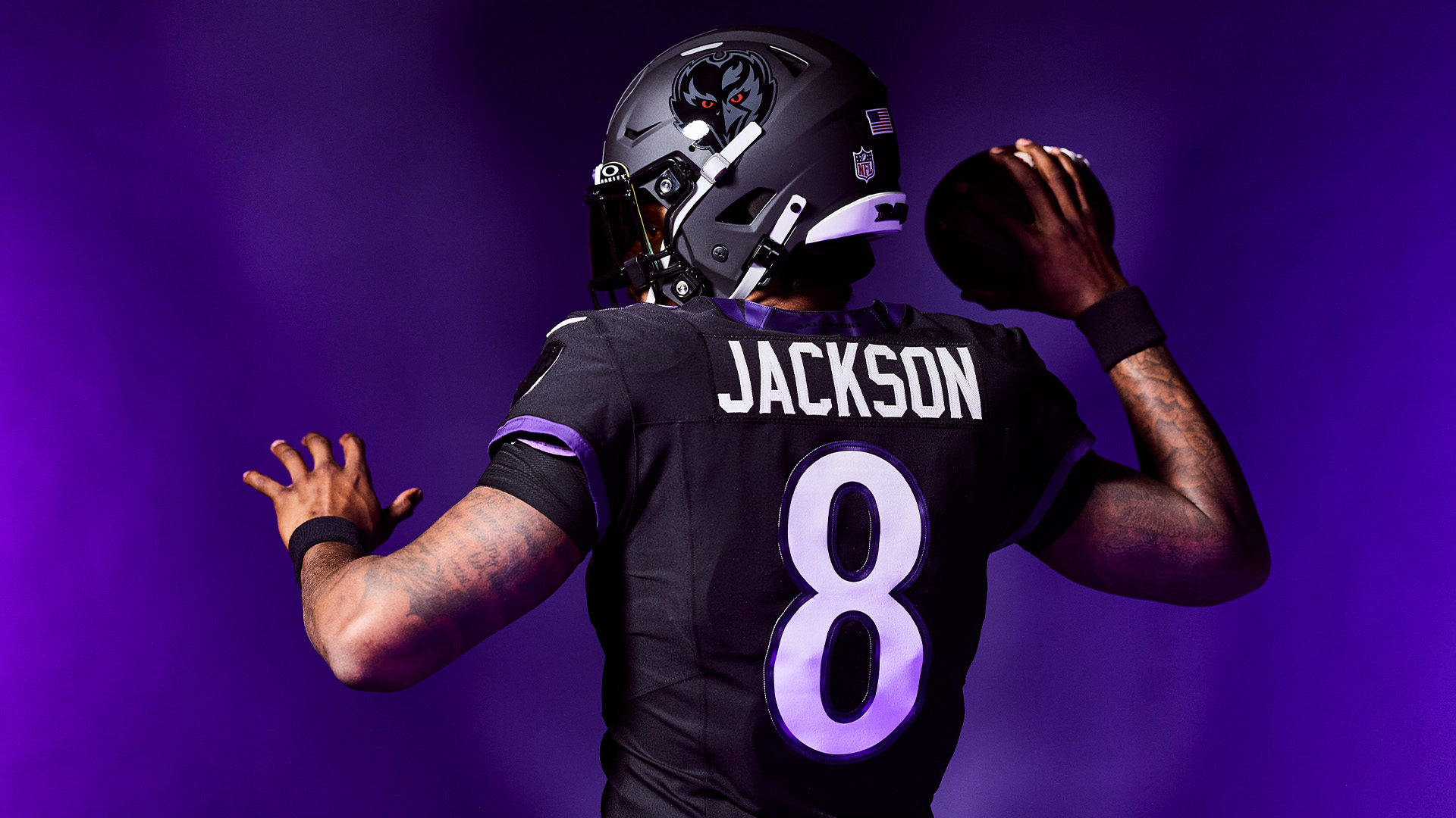 Photos: Lamar Jackson in New Ravens Uniforms