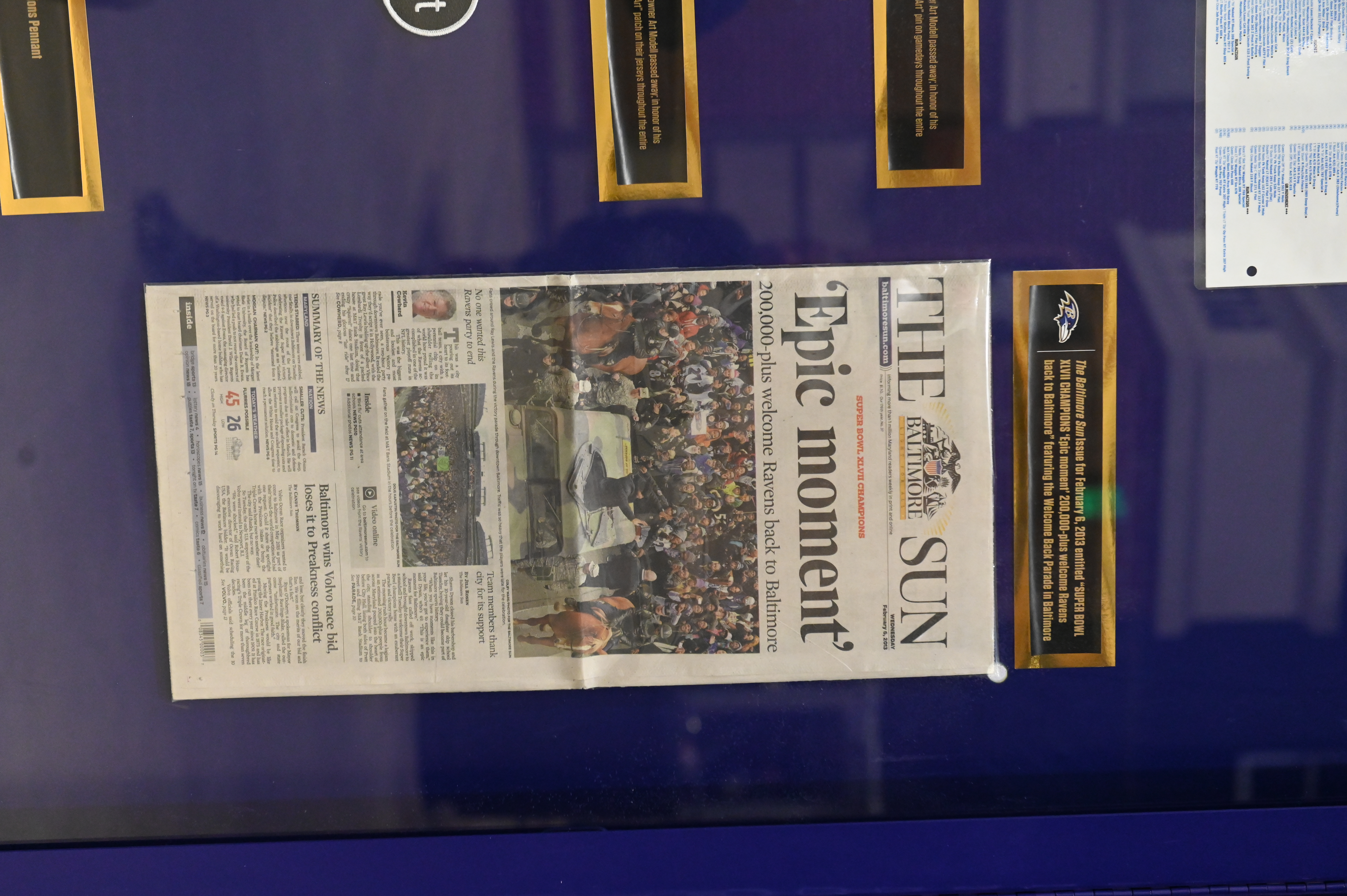 Ravens Welcome Back Parade