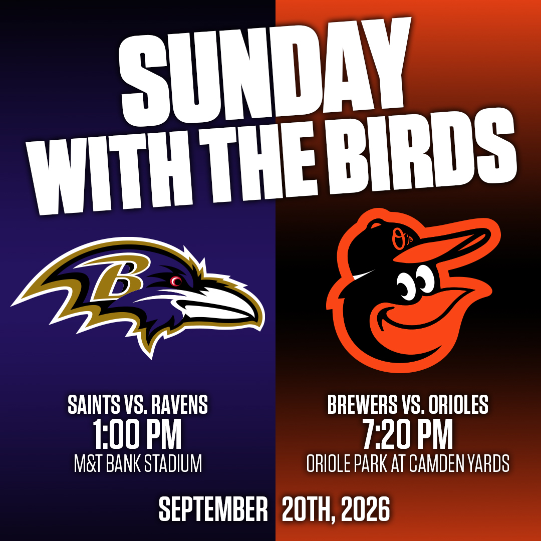 Ravens Orioles Gameday