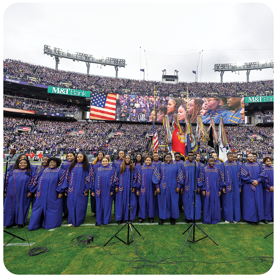 National Anthem performed by the Morgan State Choir