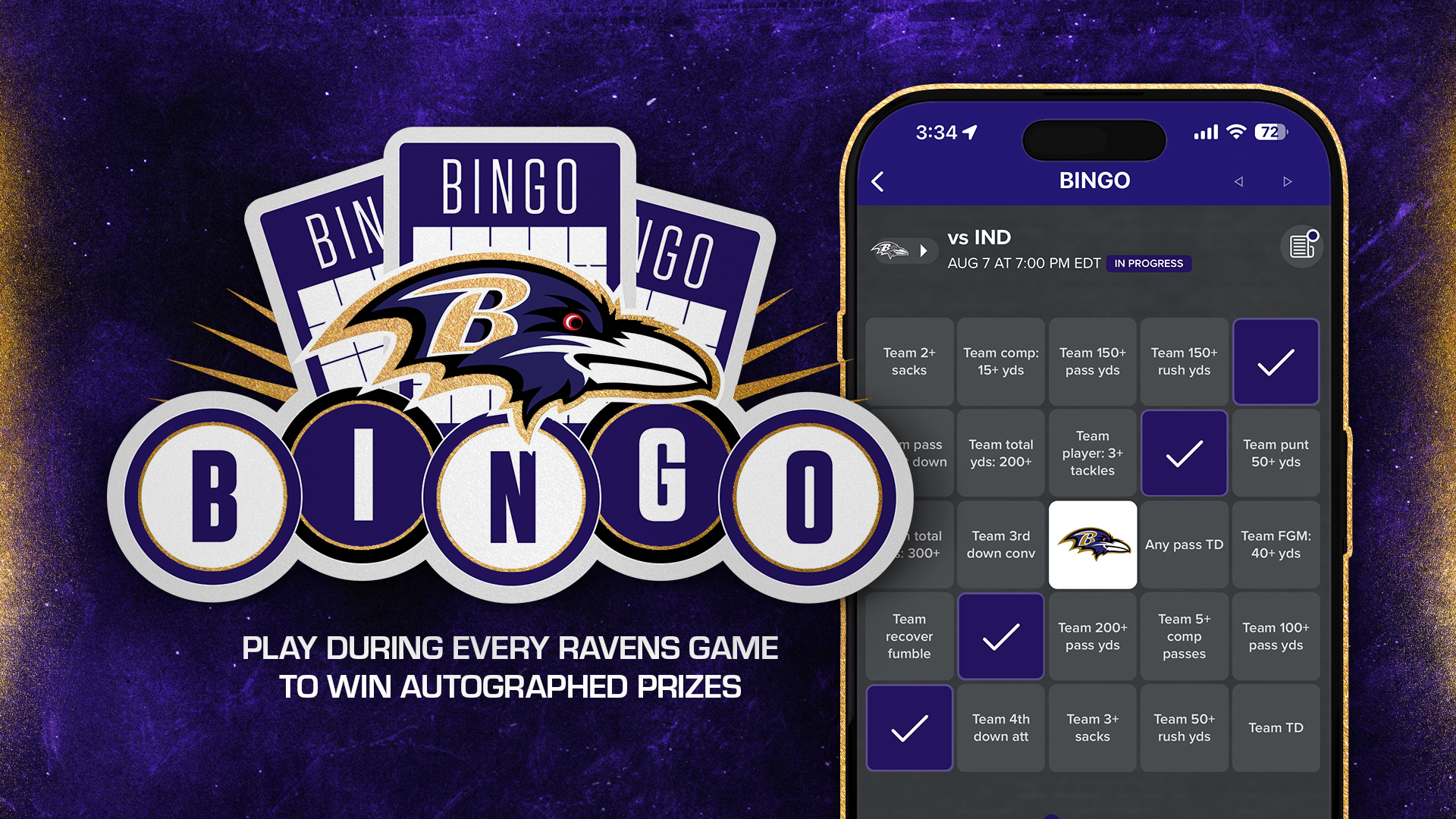 Gameday Bingo