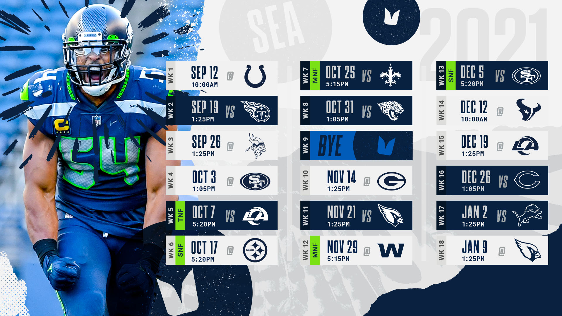 Seattle 2022 Schedule Seahawks Schedule | Seattle Seahawks – Seahawks.com