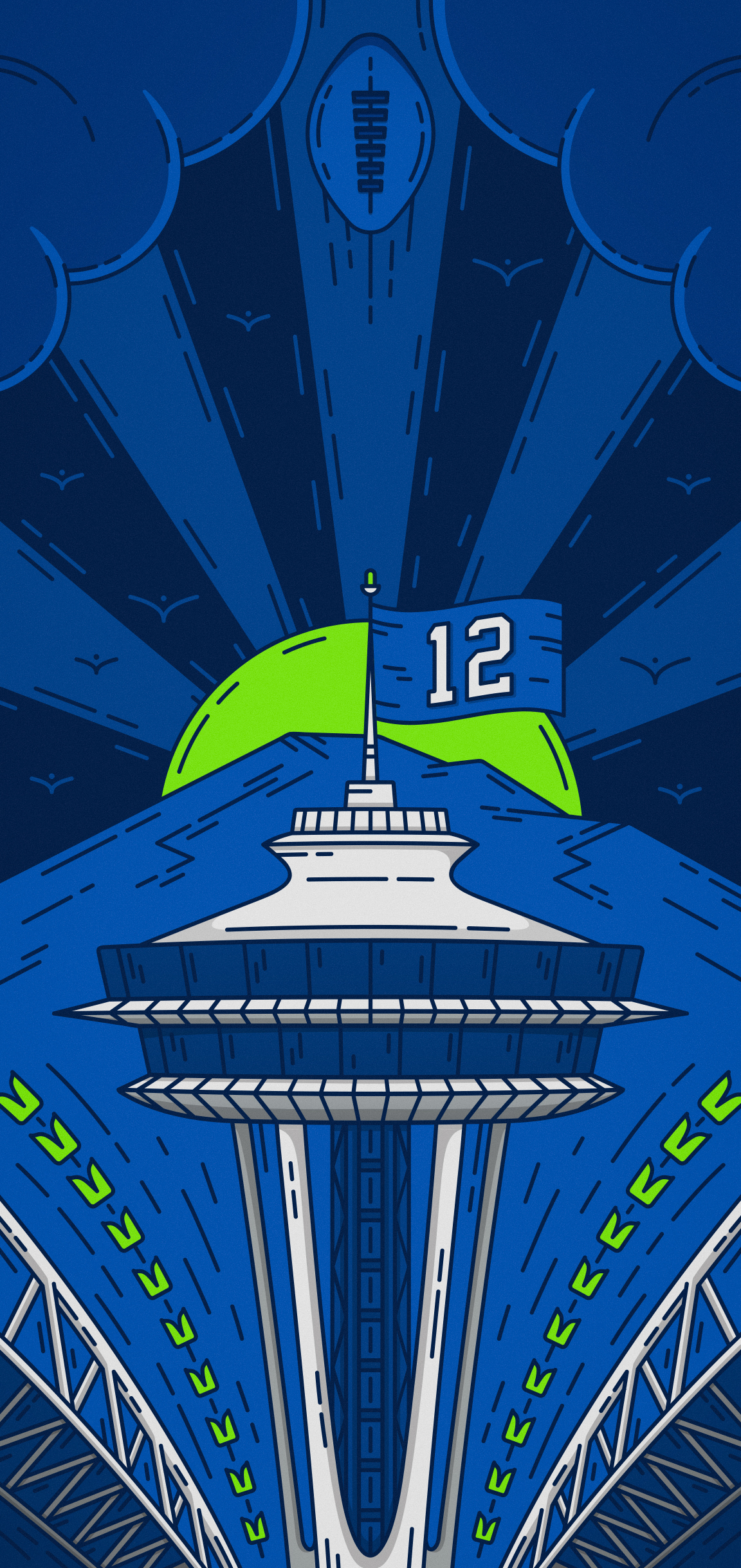 Seahawks Mobile App for iPhone, Android, iPad