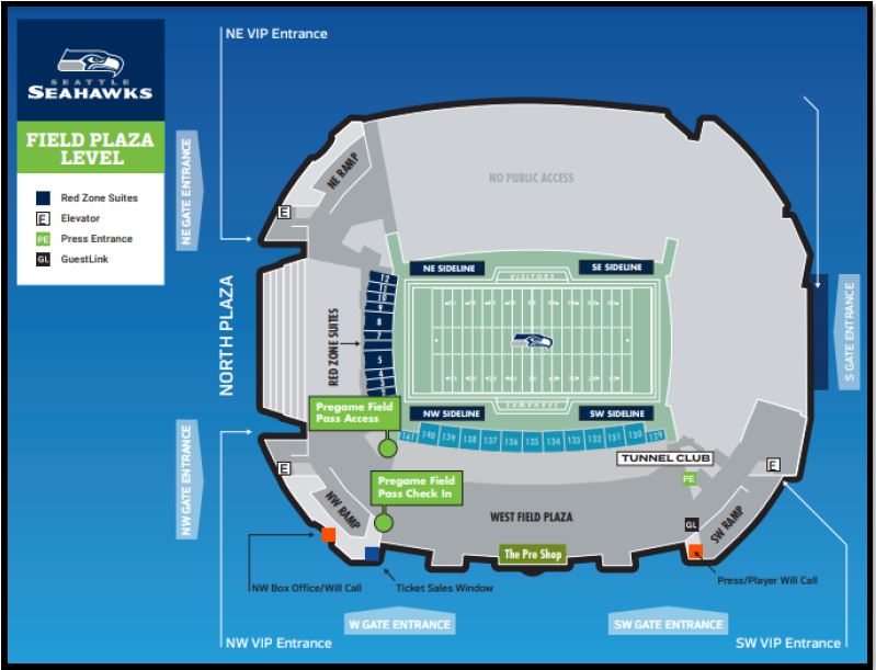 Seahawks Seating Chart, Seattle Seahawks