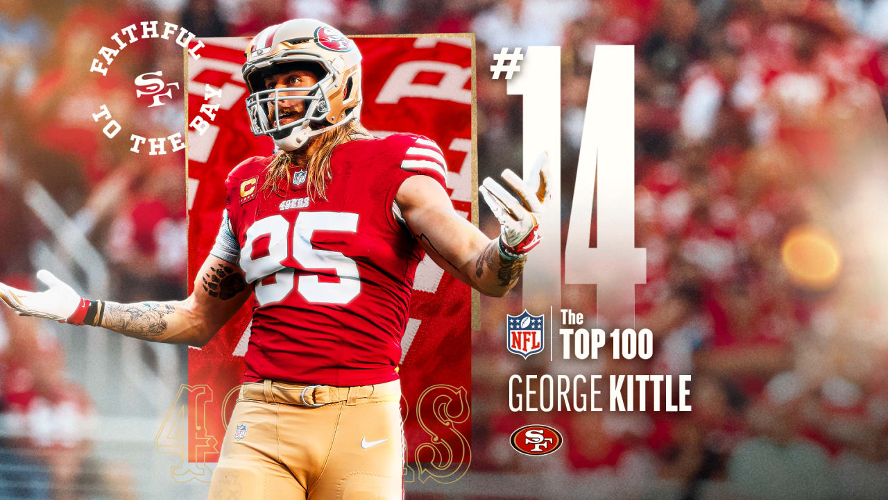 George Kittle Named No. 14 on the NFL’s ‘The Top 100 Players of 2024’