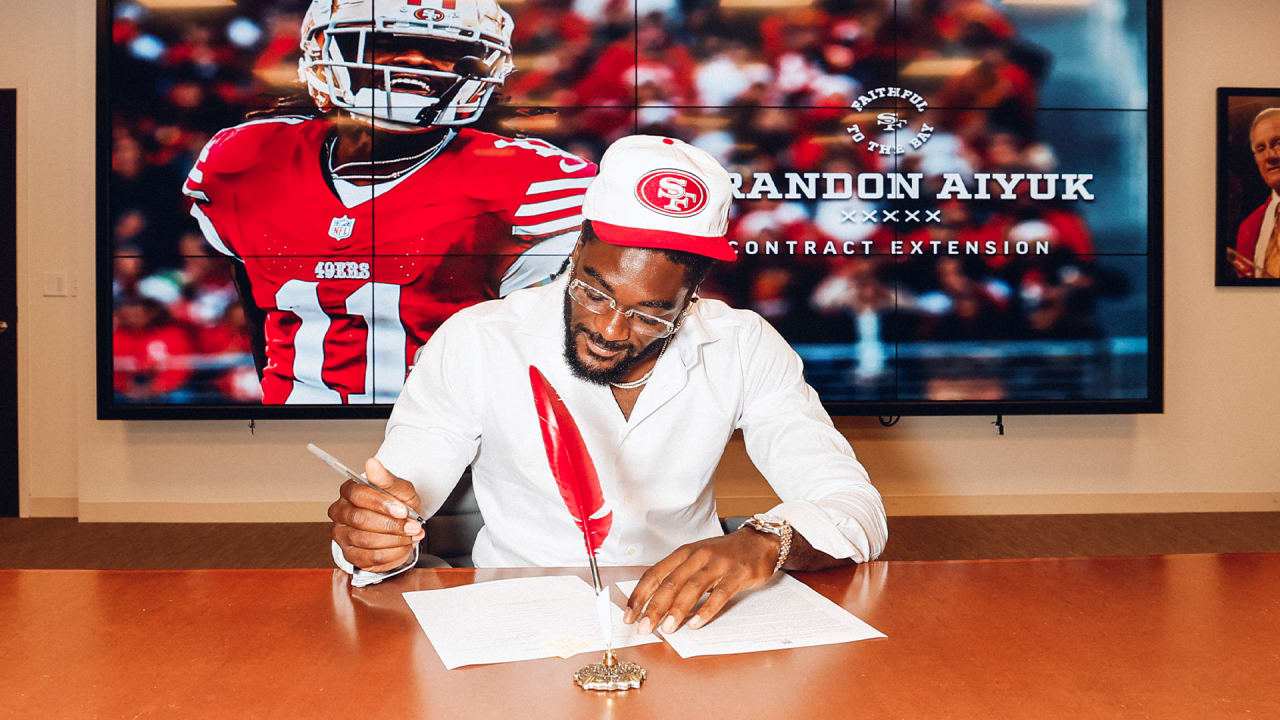 49ers Sign WR Brandon Aiyuk to Four-Year Extension