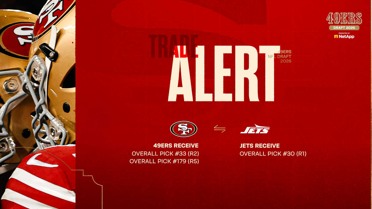 TRADE ALERT: 49ers Trade Down With Jets in Round 1 of 2026 NFL Draft