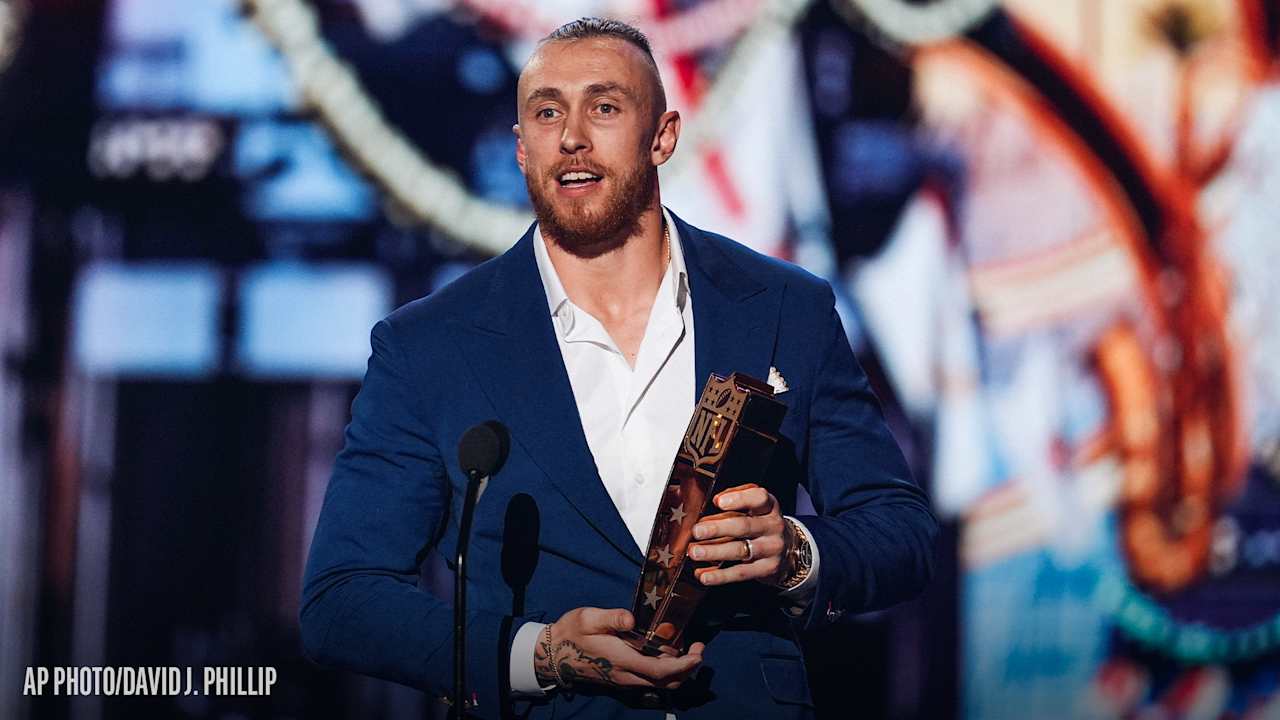 George Kittle's Speech on Accepting 2024 USAA Salute to Service Award