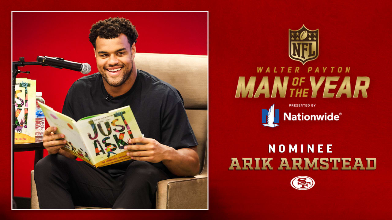 Arik Armstead Named 49ers 2023 Nominee for Walter Payton NFL Man of the