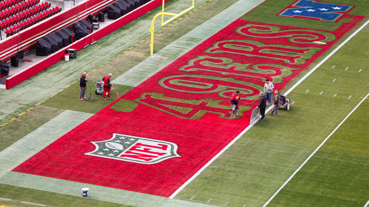Gameday Ready 49ers Red End Zones are Back