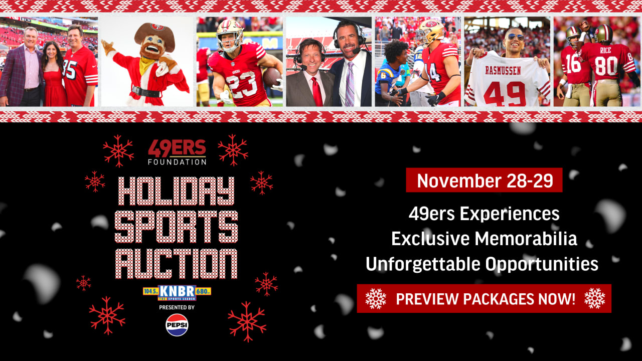 49ers Foundation Announces Details for the Holiday Sports Auction