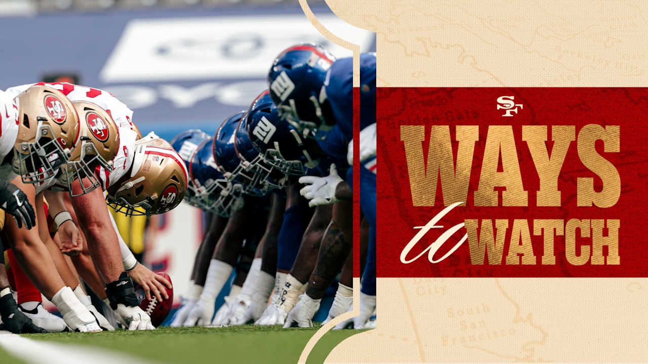 Image for Ways to Watch and Listen: 49ers vs. Giants | Week 9