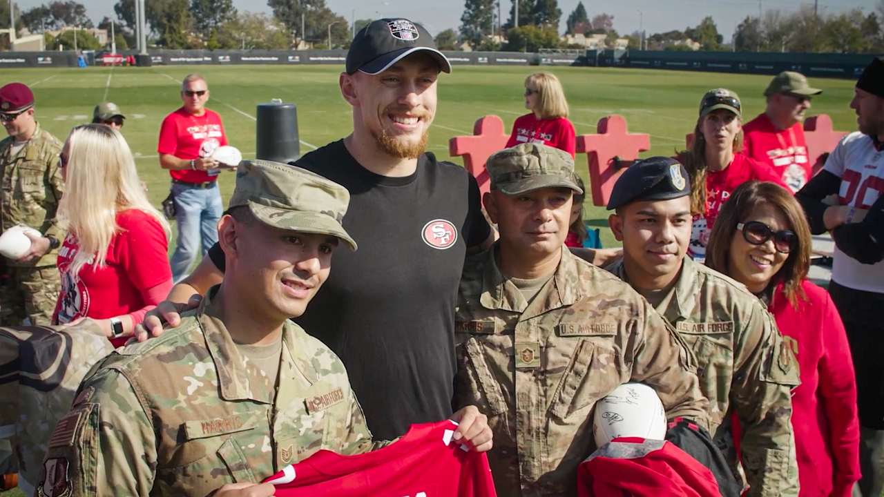 Salute to Service Award 2024 Nominee: George Kittle