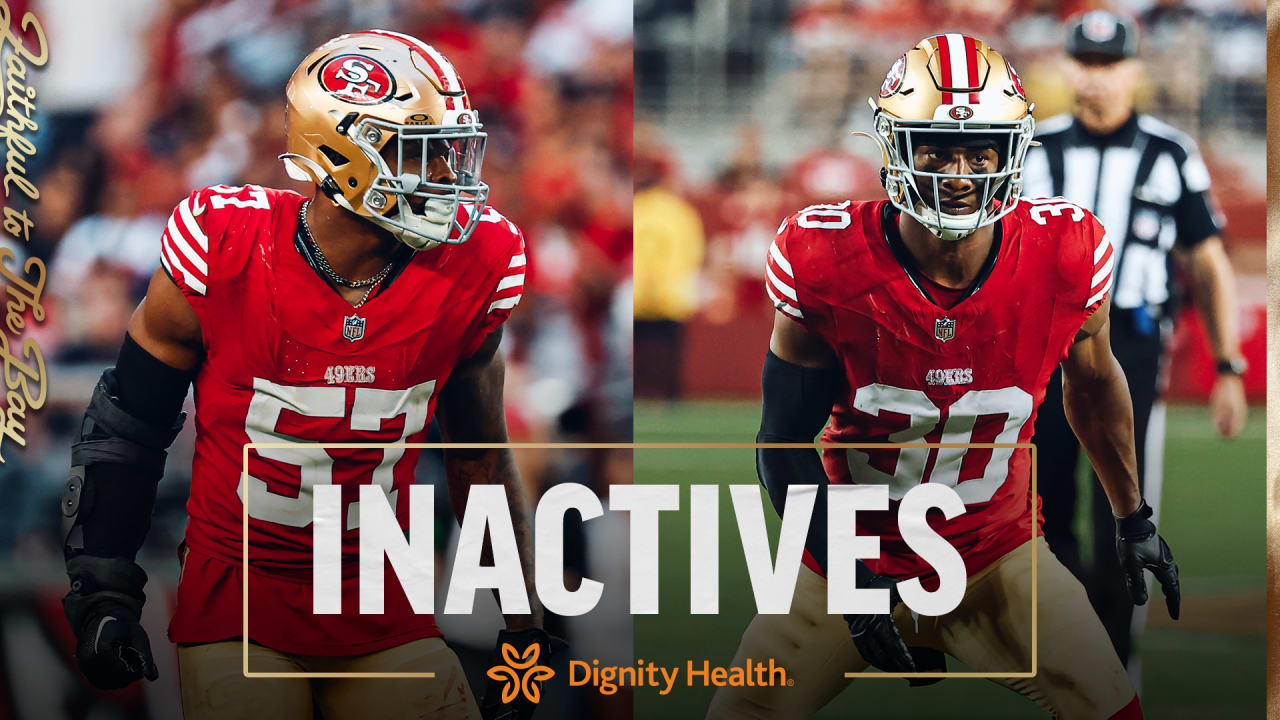 Dre Greenlaw, George Odum Active vs. Packers; Inactives for #GBvsSF