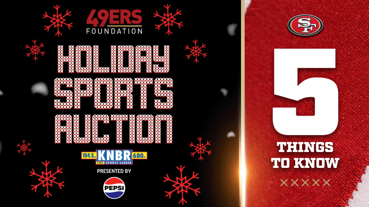5 Things to Know About the 49ers 2023 Holiday Sports Auction