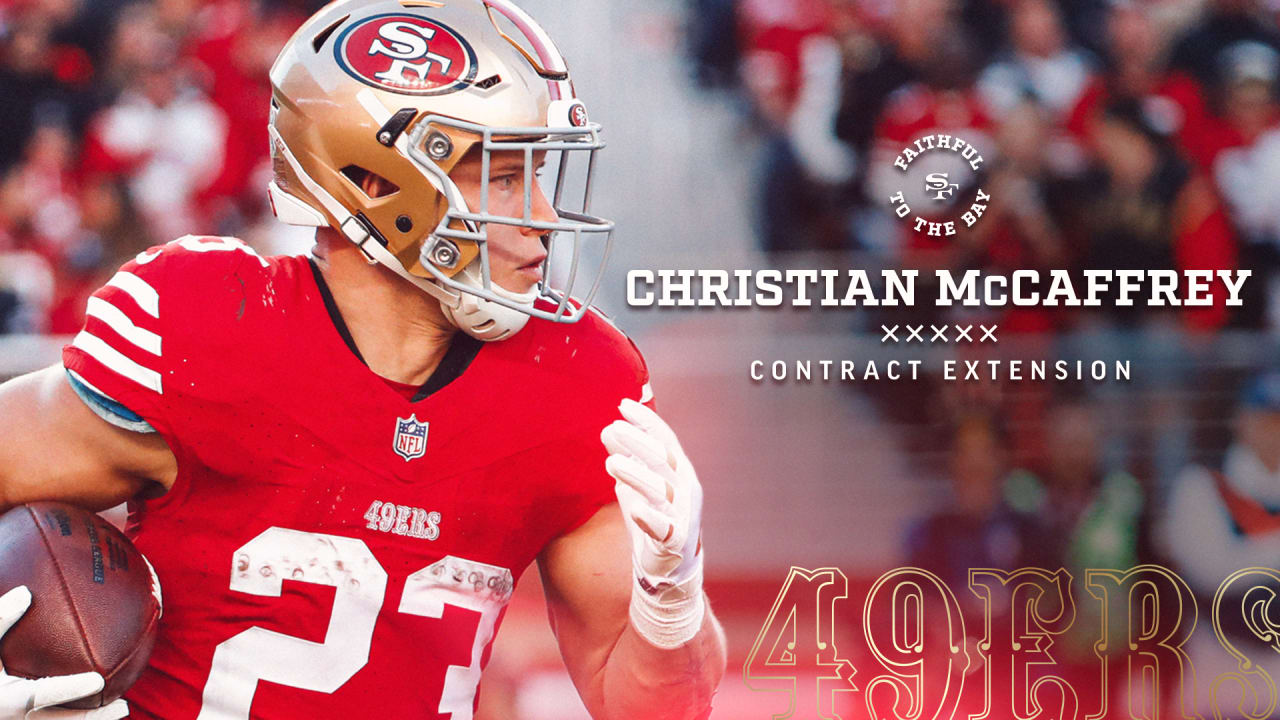 49ers Sign RB Christian McCaffrey to a Two-Year Extension