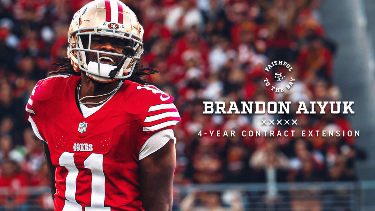 49ers Sign WR Brandon Aiyuk to Four-Year Extension