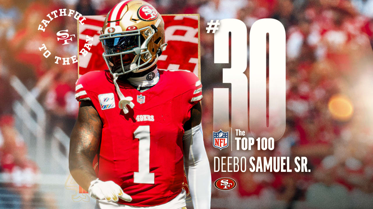 Deebo Samuel Sr. Named No. 30 on the NFL’s ‘The Top 100 Players of 2024’