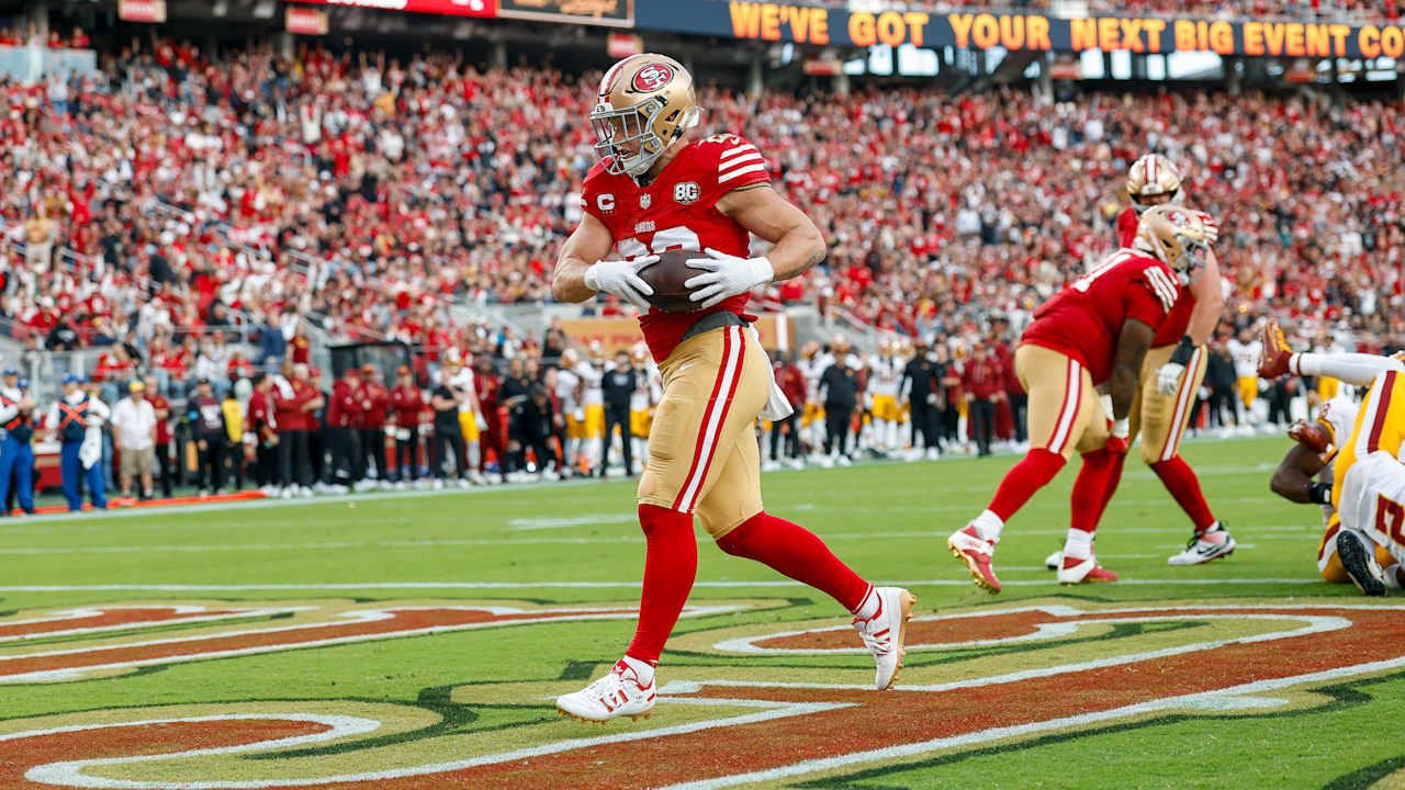 McCaffrey Scores His Sixth Touchdown of 2026 to Boost 49ers Lead