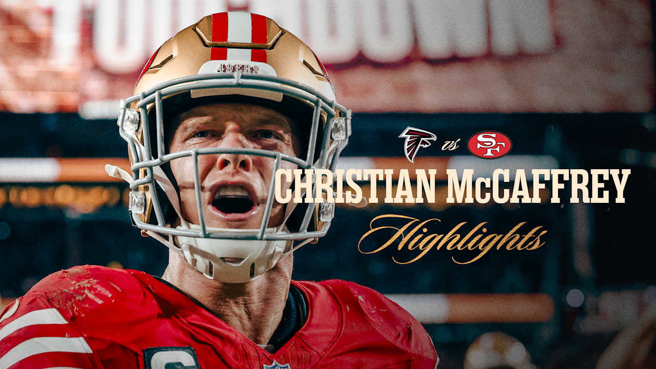 Christian McCaffrey's Best Plays from 201-yard, 2-TD Game vs. Falcons | Week 7