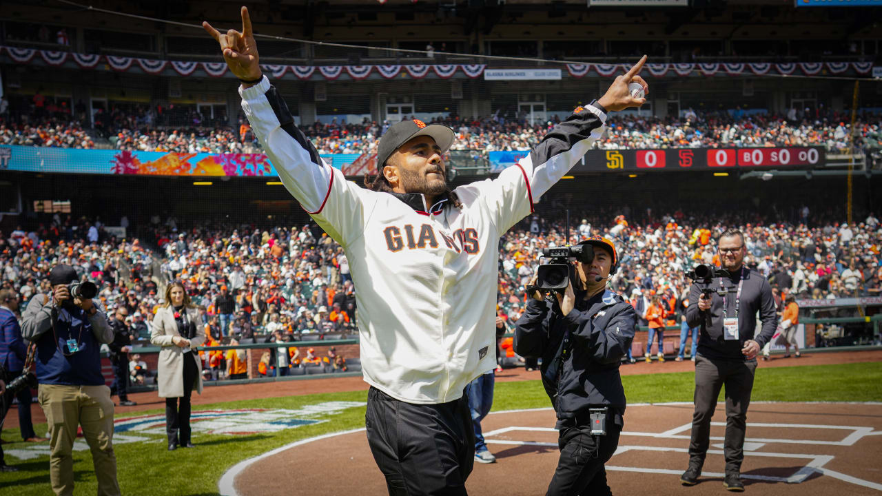 Follow Fred Warner to SF Giants Opening Day to Throw the First Pitch!