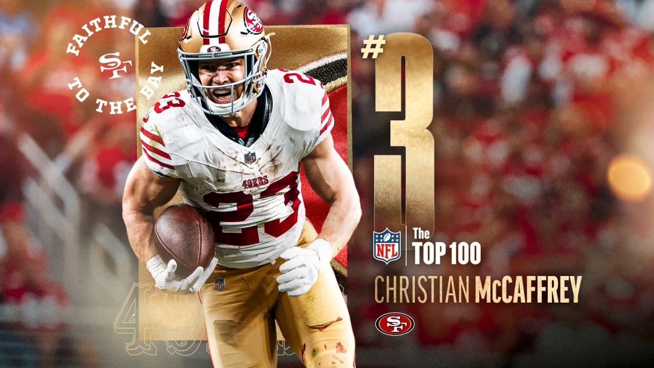 Christian McCaffrey Named No. 3 on the NFL’s ‘Top 100 Players of 2024’