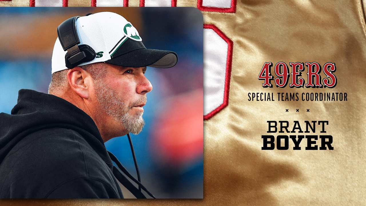 San Francisco 49ers Name Brant Boyer Special Teams Coordinator