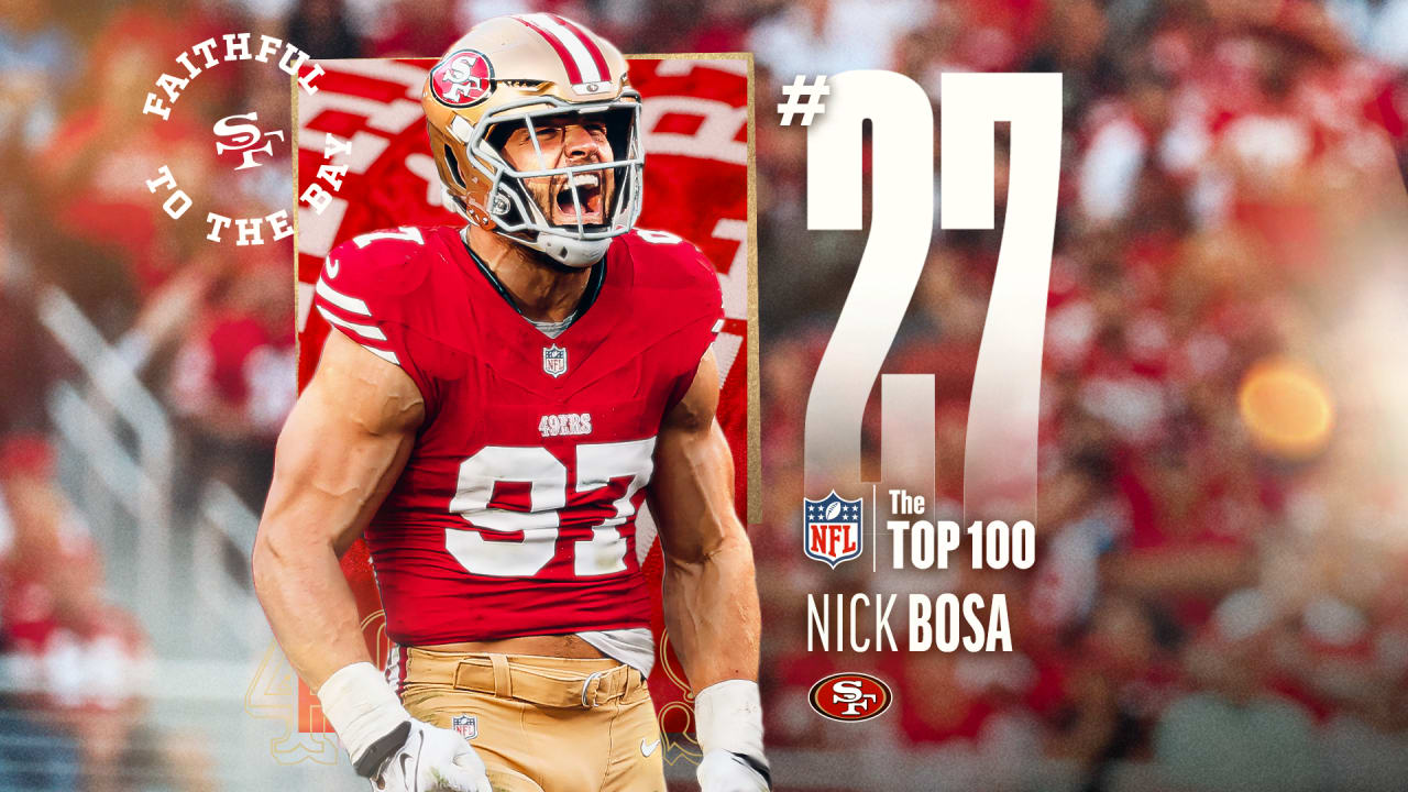 Nick Bosa Named No. 27 on the NFL’s ‘Top 100 Players of 2024’