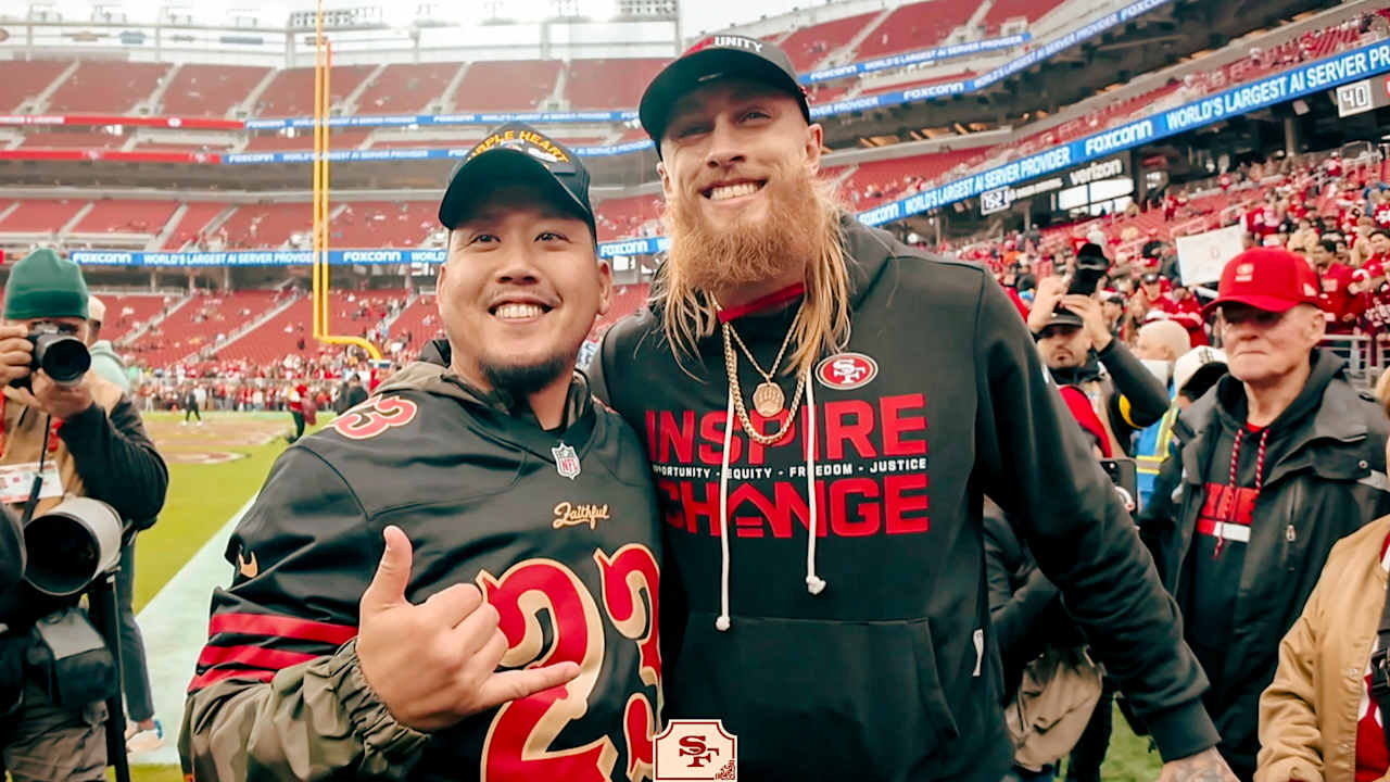 Honoring Service Through a Special Moment with George Kittle